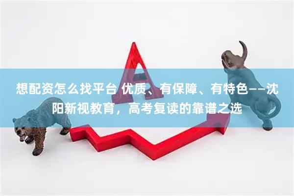 想配资怎么找平台 优质、有保障、有特色——沈阳新视教育，高考复读的靠谱之选